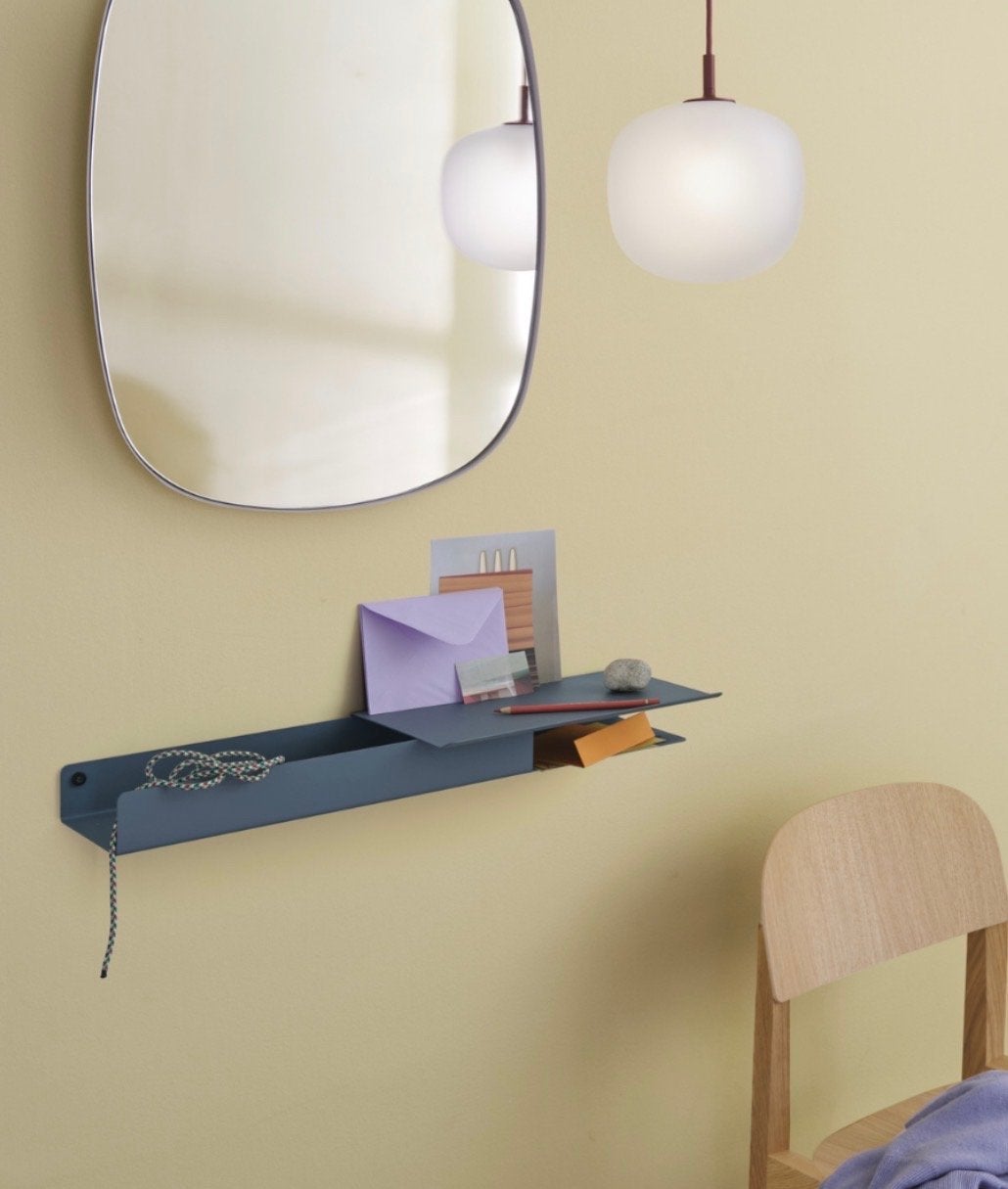 Nieuwe Muuto Folded Shelf wandplank - blauwgrijs, Ophalen of Verzenden, Nieuw
