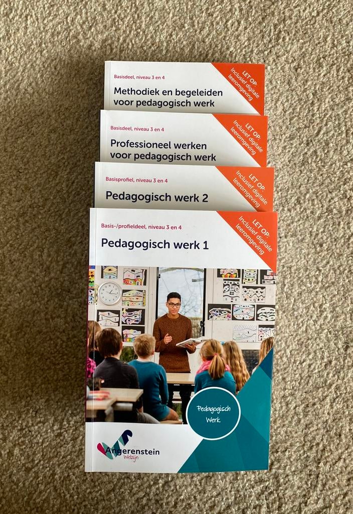 COMPLETE BOEKENBUNDEL PEDAGOGISCH WERK – KD2021, Ophalen of Verzenden, Zo goed als nieuw, MBO