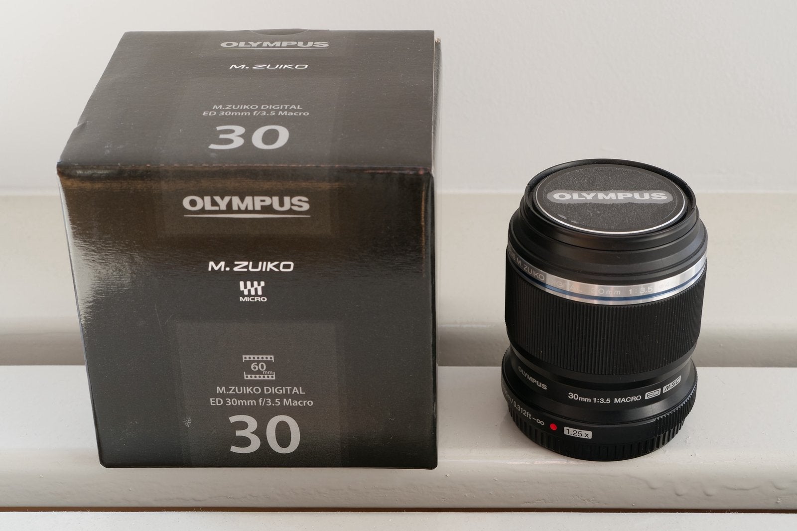 Olympus M.Zuiko Digital 30mm f/3.5 Macro – Micro Four Thirds, 30 mm, Micro Four Thirds, Olympus, Zo goed als nieuw