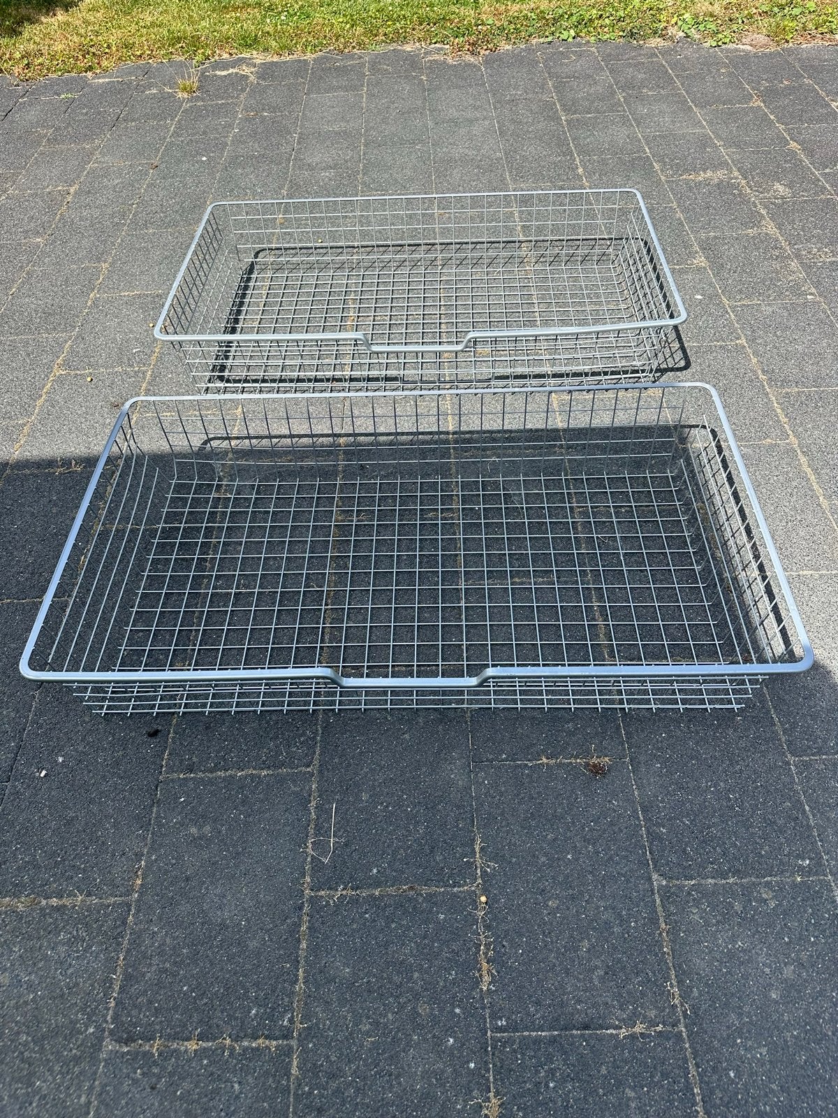 2x IJzeren manden/lades voor PAX kast, Ophalen, Gebruikt, 50 tot 100 cm, Metaal