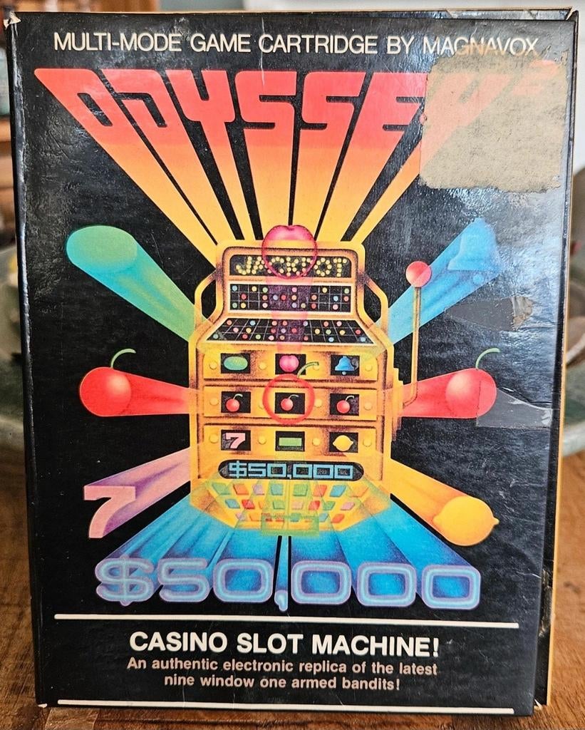 Odyssey2 Casino Slot Machine! (AA9426) - Vintage Game, Gebruikt, Overige genres, Eén computer, Ophalen of Verzenden