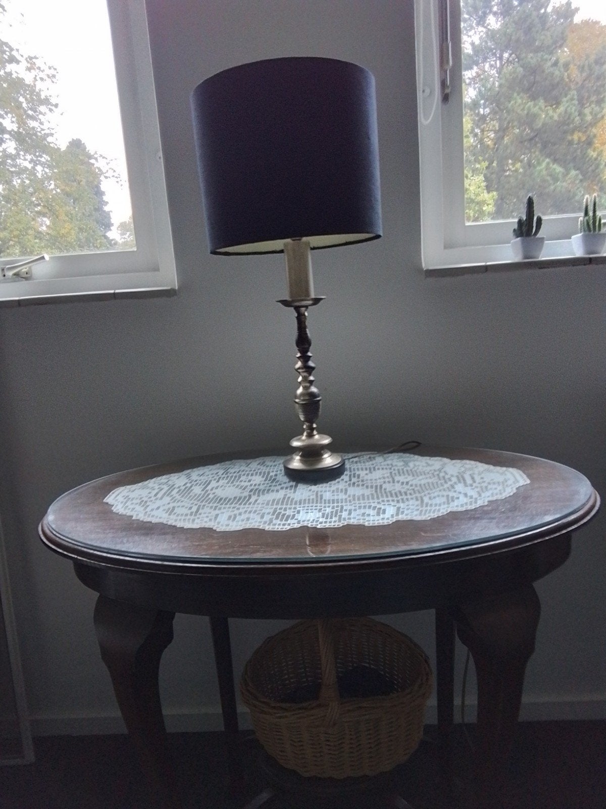 Zwarte schemerlamp, Ophalen of Verzenden, Schemerlamp
