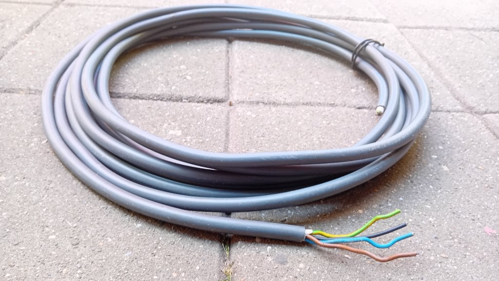 VMvK kabel, 4 aders (8 m), Ophalen, Gebruikt, Kabel of Snoer