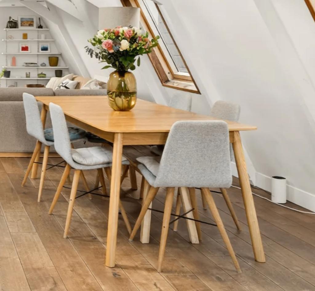 dining table extendable wood, Ophalen, Gebruikt, 50 tot 100 cm, Vijf personen of meer