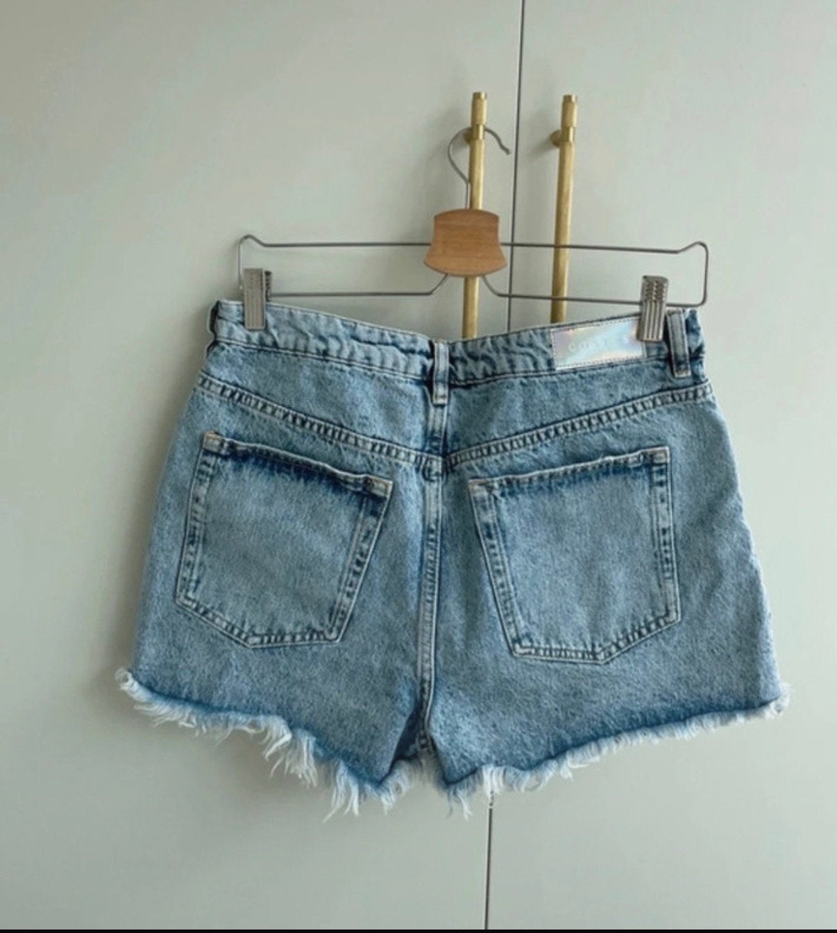 Costes fringe short - spijkerbroekje maat L, Ophalen of Verzenden, Zo goed als nieuw, Blauw, W33 - W36 (confectie 42/44)