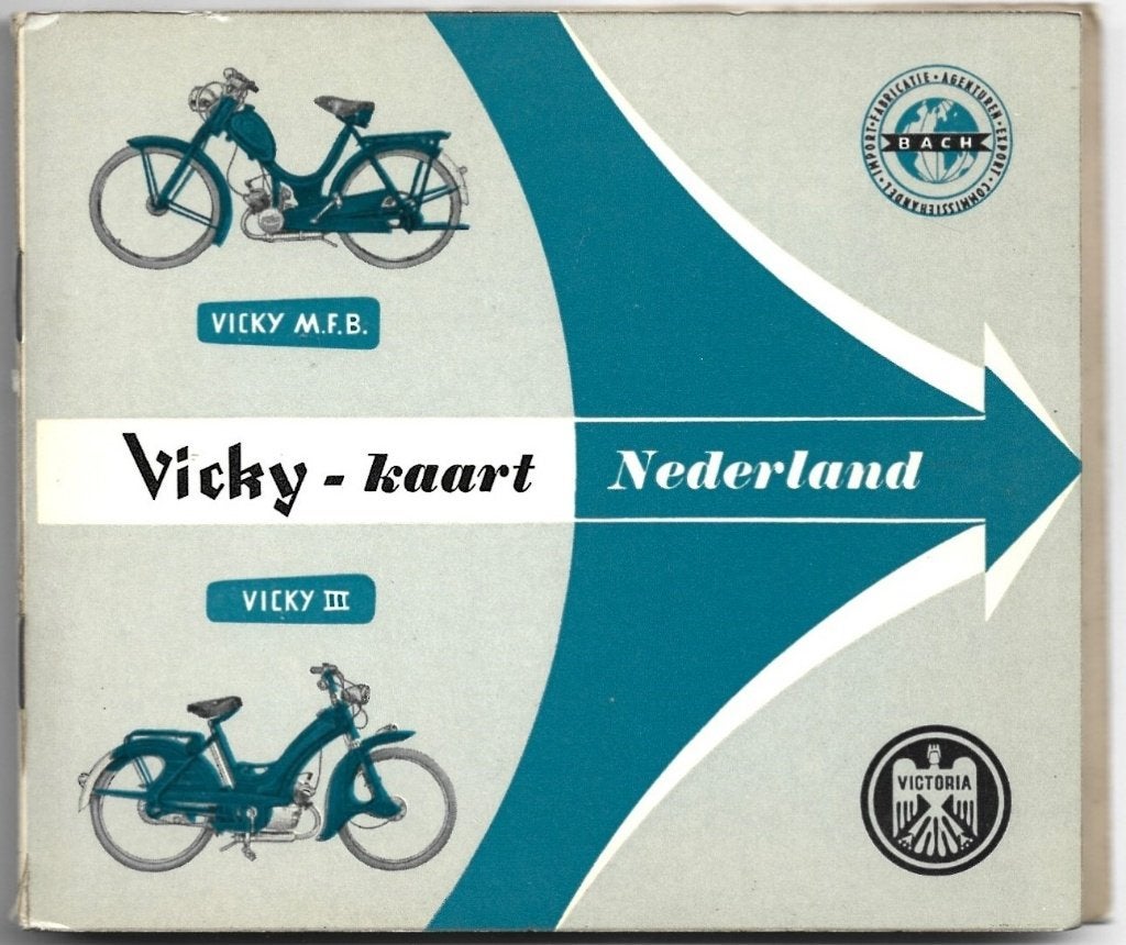 Victoria Vicky III Vicky MFB instructieboek bromfietskaart, Verzenden, Zo goed als nieuw