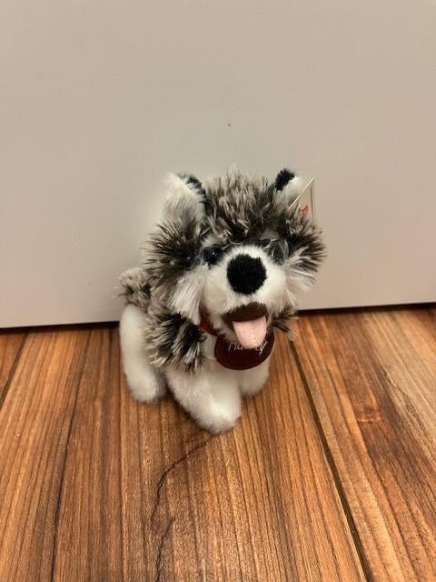 Husky hondje pluche knuffel nieuw met label, Ophalen of Verzenden, Nieuw, Overige typen