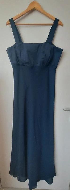 Elegante Donkerblauwe Galajurk van Morgan and Co - Maat 42, Galajurk, Blauw, Maat 42/44 (L), Ophalen of Verzenden