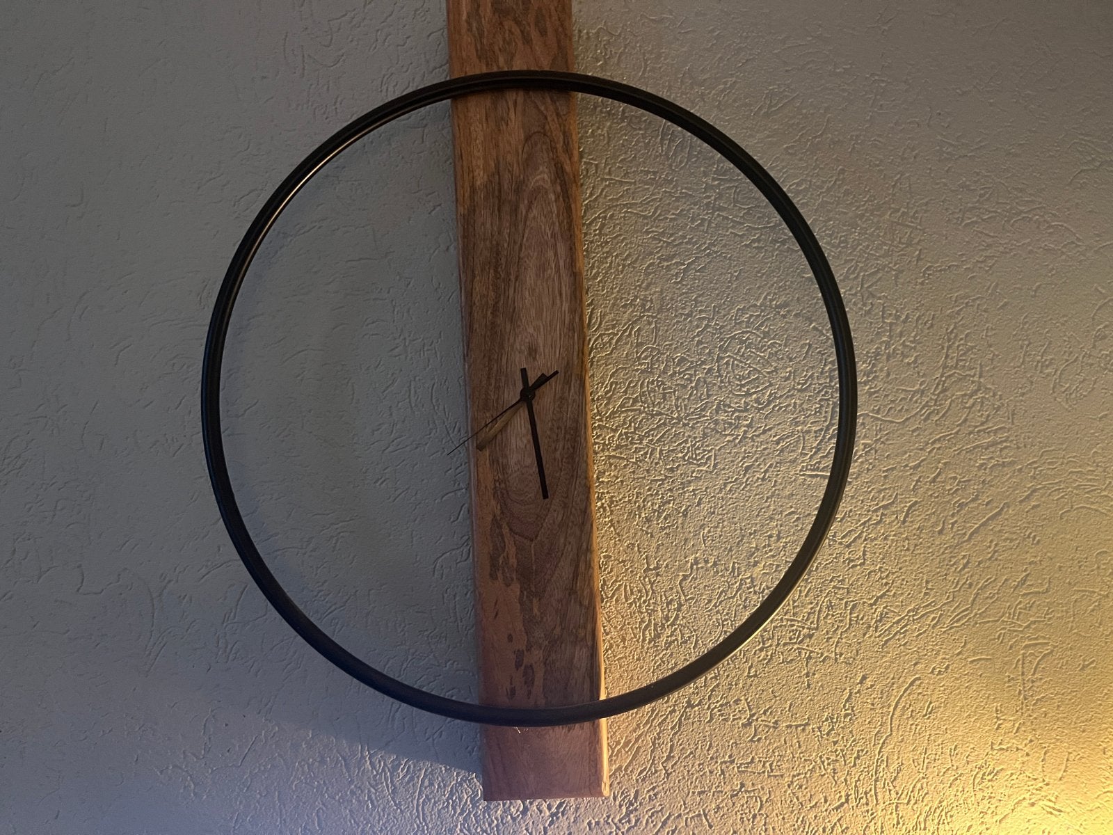 Wandklok Oslo Ø 62 cm - Mechanisme defect, Ophalen, Analoog, Industrieel, Zwart