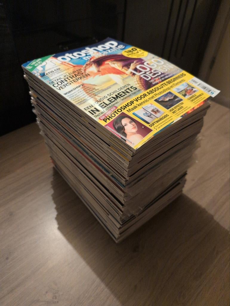 Grote collectie Photoshop Magazine (nummers 1-52), Boeken, Tijdschriften en Kranten, Ophalen of Verzenden, Gelezen, Overige typen