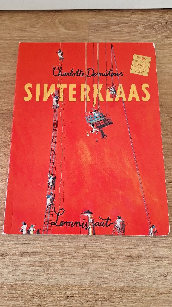 XXL Kartonboek: Sinterklaas Charlotte Dematons - zwarte piet, Ophalen of Verzenden, Gelezen, Charlotte Dematons, Prentenboek