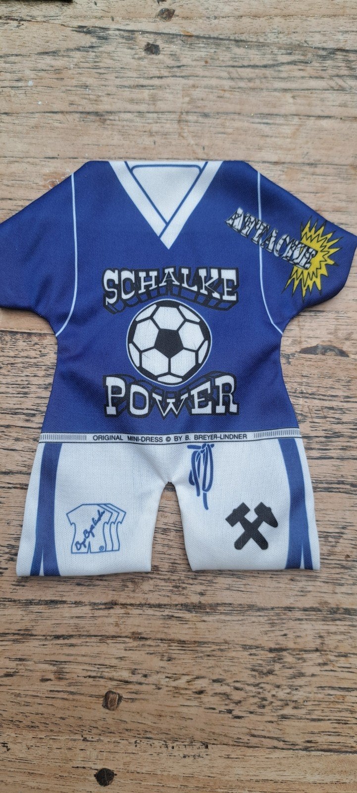Minidress schalke 04, midden jaren 90, Ophalen of Verzenden, Zo goed als nieuw, Buitenlandse clubs, Shirt