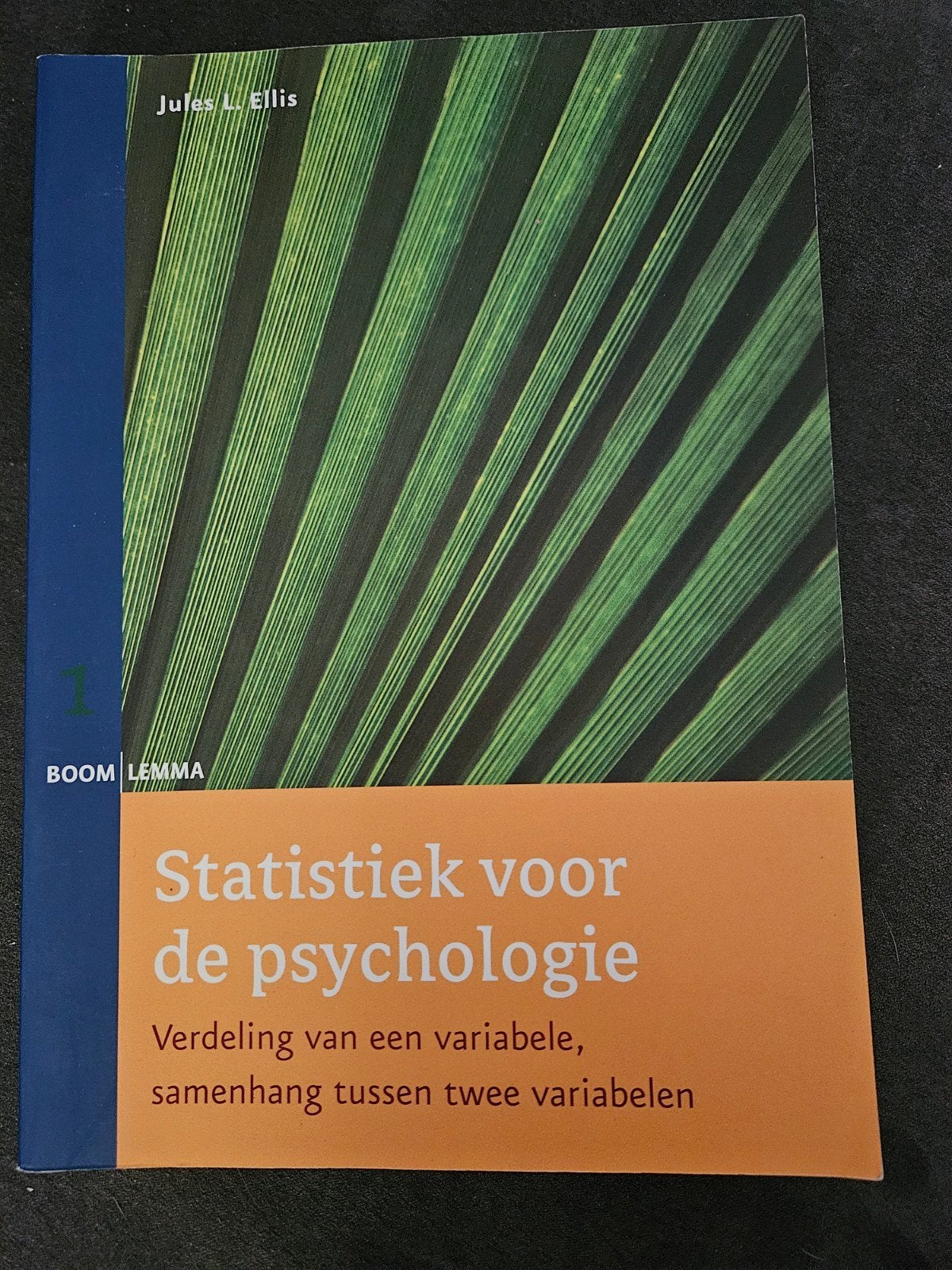 Statistiek voor de psychologie - Jules L. Ellis, Jules L. Ellis, Zo goed als nieuw, Gamma, HBO