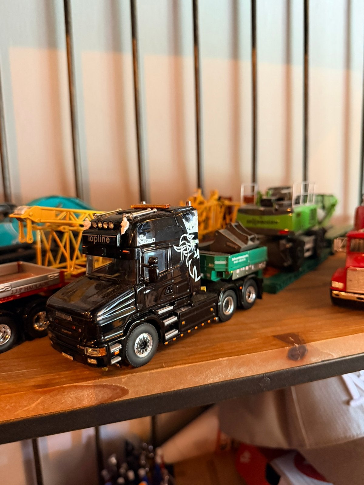 Scania torpedo met dieplader, Hobby en Vrije tijd, Ophalen of Verzenden, Zo goed als nieuw, Overige typen, Wsi