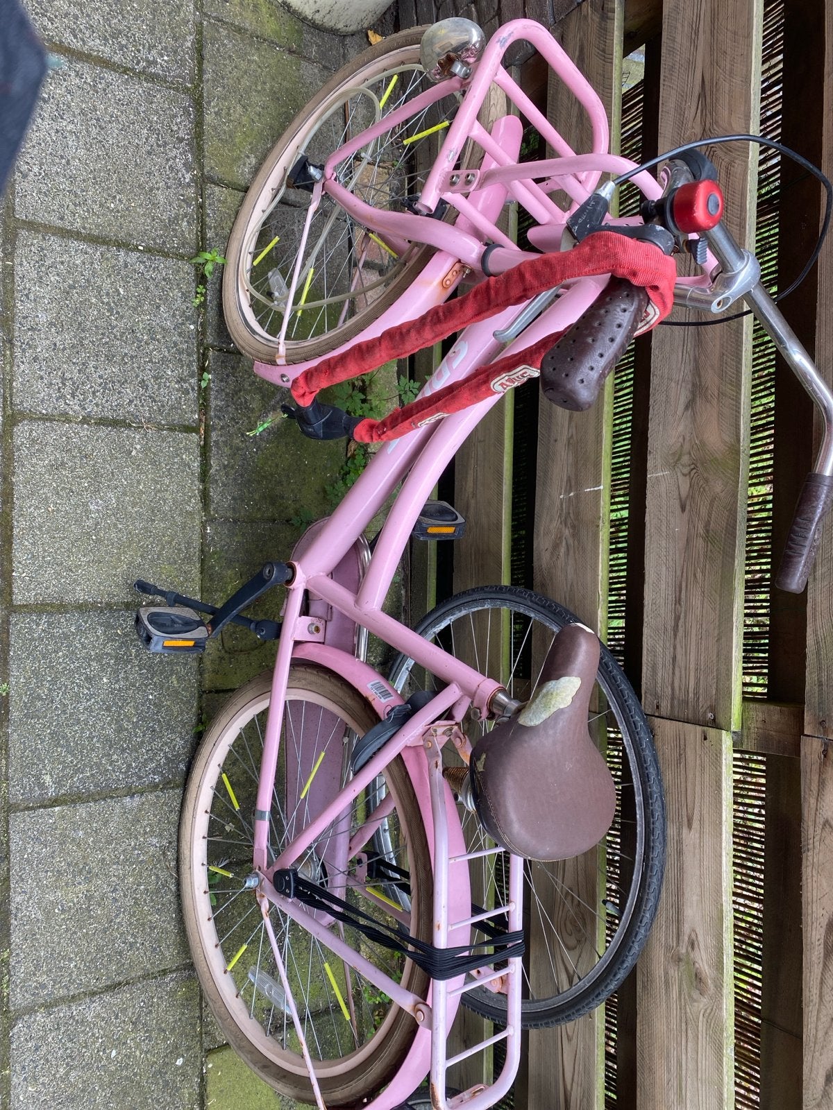 Roze Spirit meisjesfiets 20 inch - Gebruikt, Ophalen, Terugtraprem, Gebruikt, Handrem
