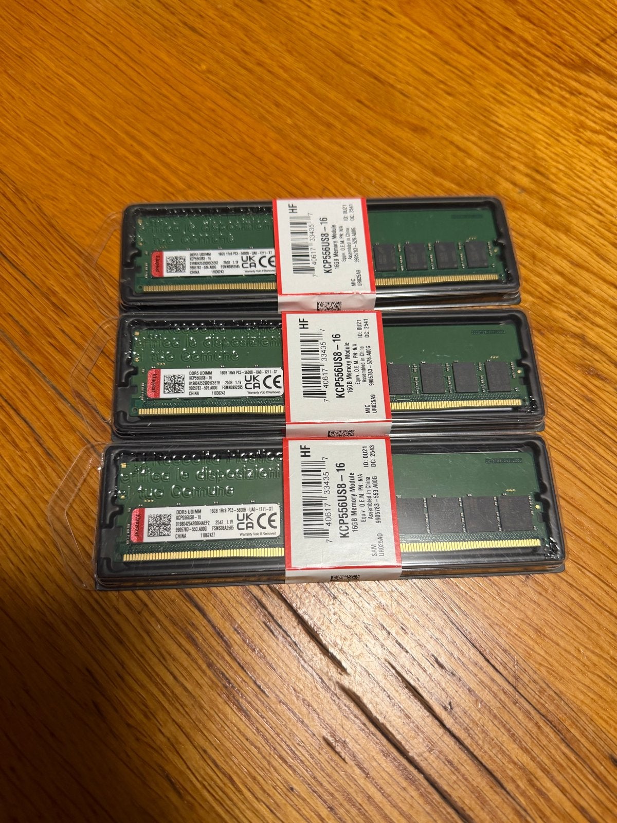 DDR5 16GB  RAM Kingston, Computers en Software, RAM geheugen, Nieuw, Server, 16 GB, DDR5, Ophalen of Verzenden