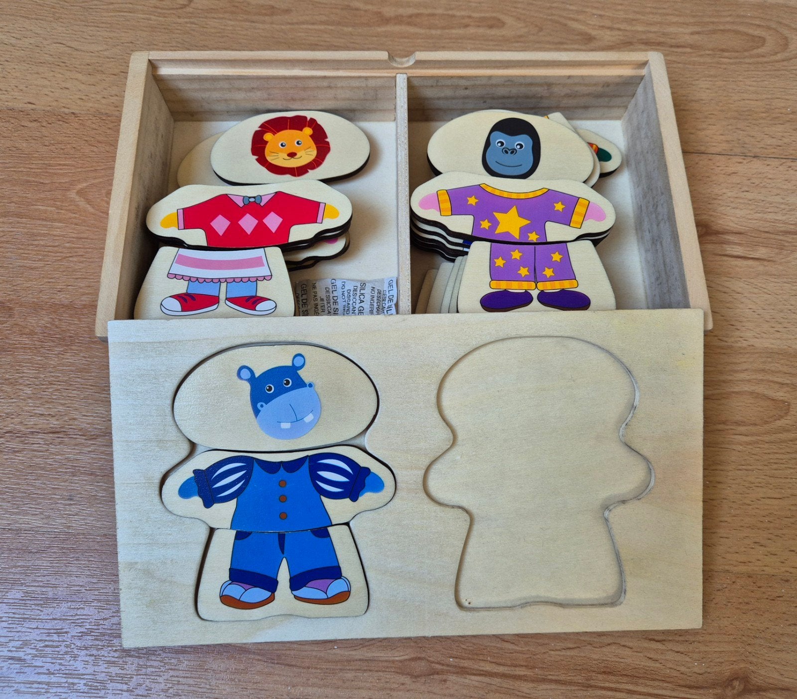 Playtive Houten Aankleedpuzzel Dieren, Ophalen of Verzenden, Zo goed als nieuw, Overige typen
