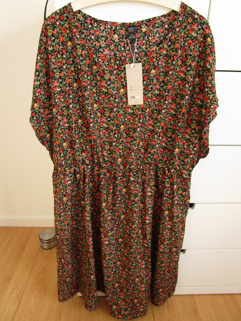 Nieuw - gebloemde jurk maat 4XL - 48/50, Meerkleurig, Jurk, Nieuw, Ophalen of Verzenden