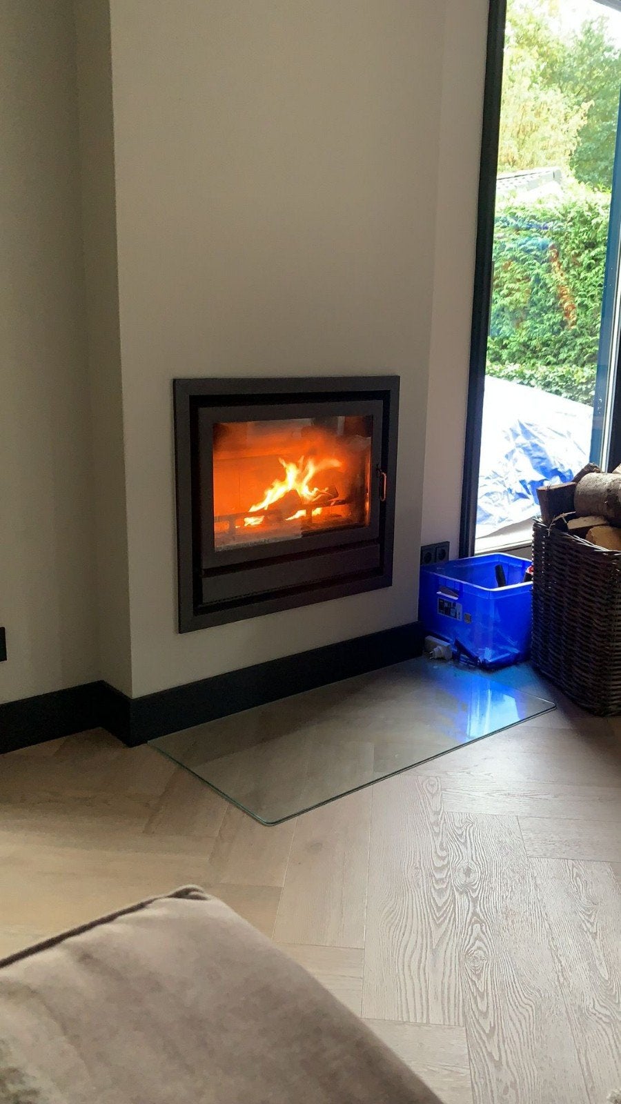 Houtkachel - Bodart Infire Classic 684, Huis en Inrichting, Ophalen, Gebruikt, Houtkachel, Inbouw