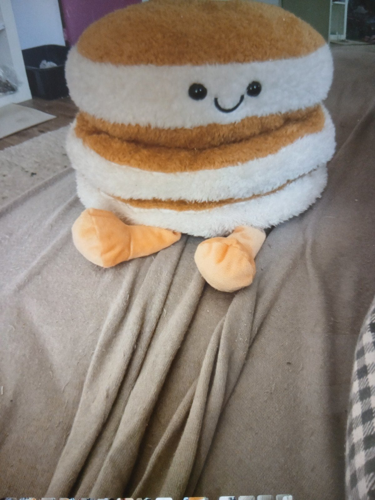 Jellycat Amuseables Fran Pancakes knuffel, Ophalen of Verzenden, Nieuw, Overige typen