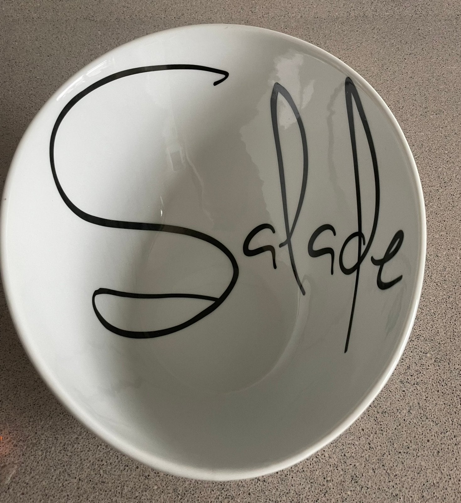 Prachtige Salade schaal kom Gusta, Ophalen of Verzenden, Zo goed als nieuw, Rond