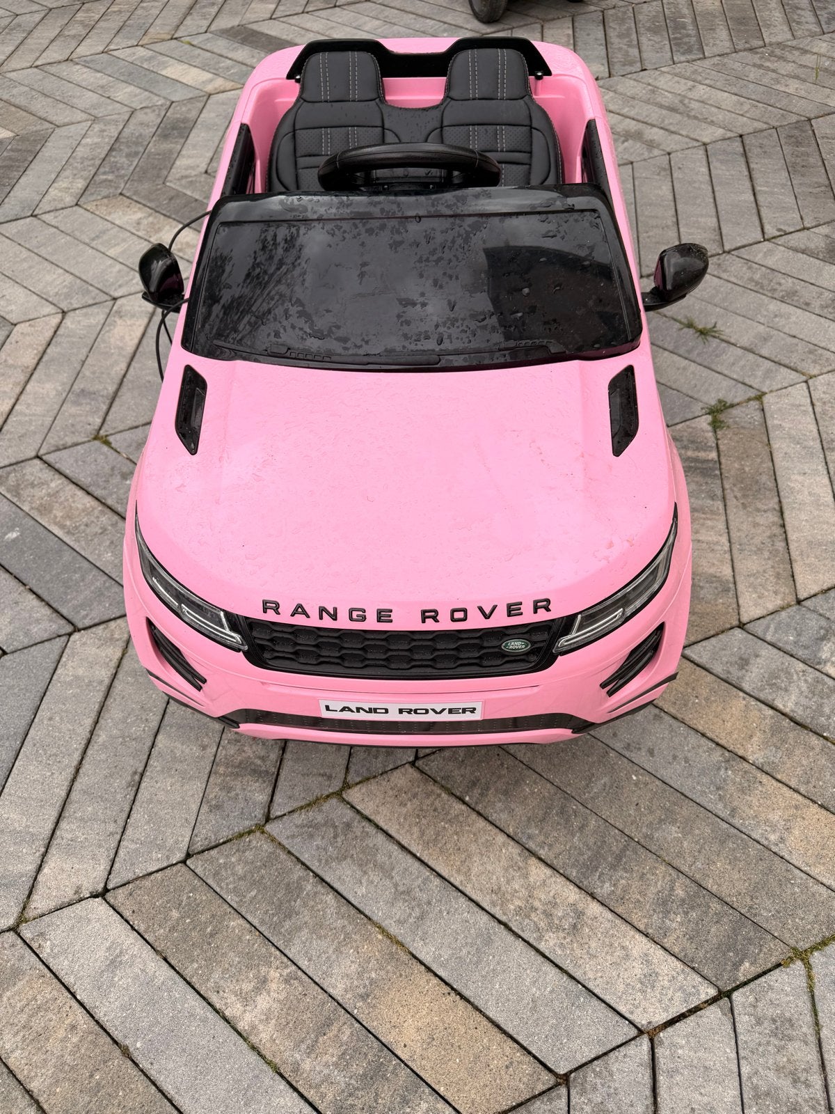 Roze Range Rover elektrische kinderauto, Ophalen of Verzenden, Gebruikt