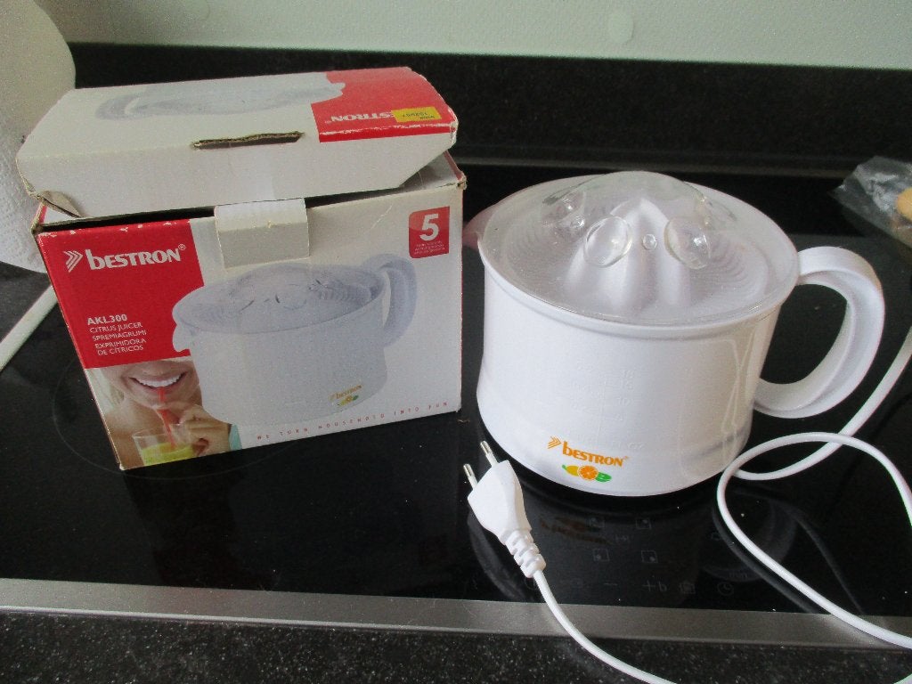 citruspers Bestron elektrisch, Ophalen of Verzenden, Zo goed als nieuw, Elektrisch, Citruspers
