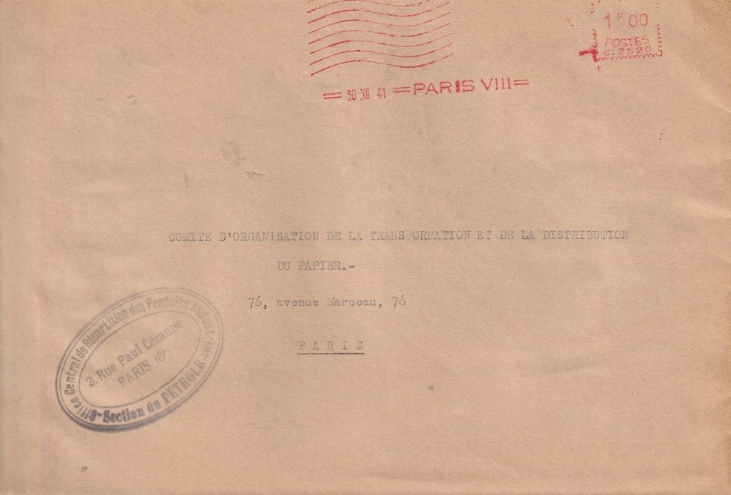 Frankrijk 1941 M121 MARITIEM Machinestempel, Verzenden, Envelop