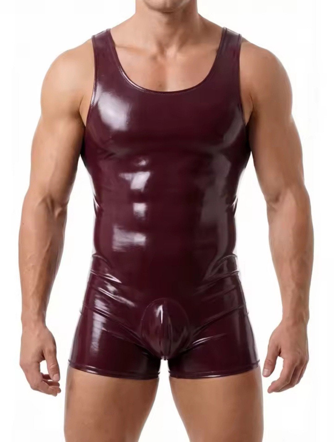 Mooie Lak Bodysuit, Omkeerbaar Mat en Lak, tm 3XL, Kleding | Heren, Overige Herenkleding, Verzenden, Nieuw