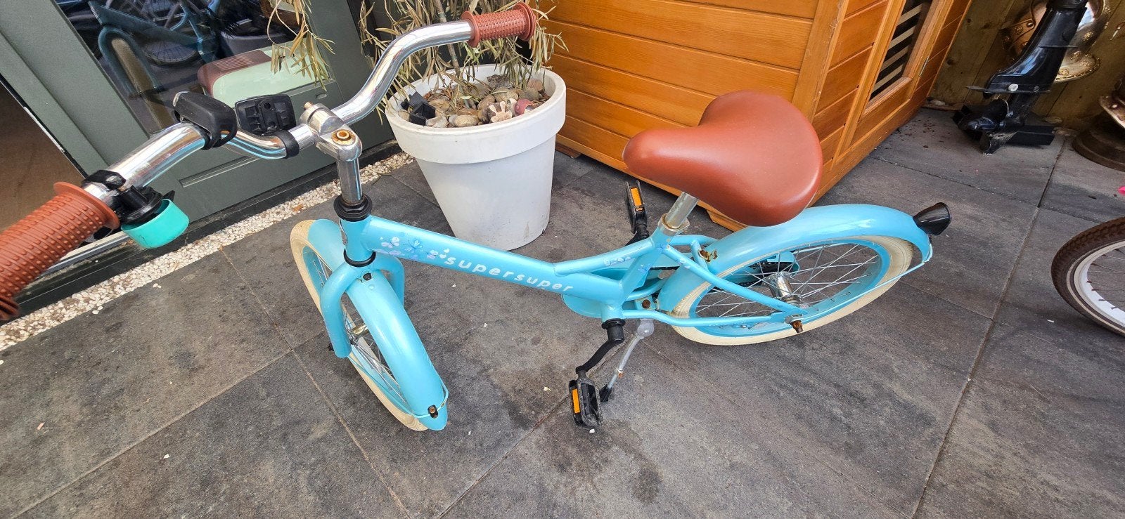 SuperSuper Kinderfiets 18 inch, Ophalen, Gebruikt, 16 tot 20 inch