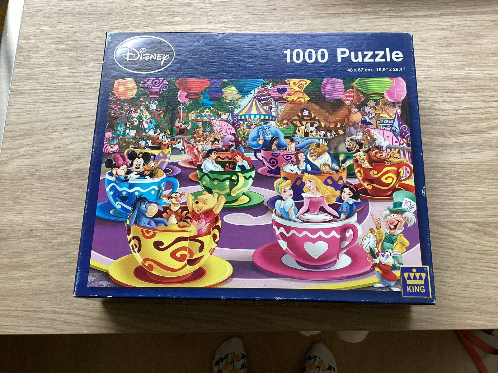 Disney Puzzel 1000 Stukjes compleet, Ophalen of Verzenden, 500 t/m 1500 stukjes, Gebruikt