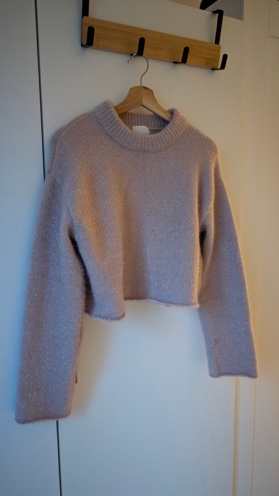 Roze glitter trui, Ophalen, Roze, Maat 36 (S), Onbekend