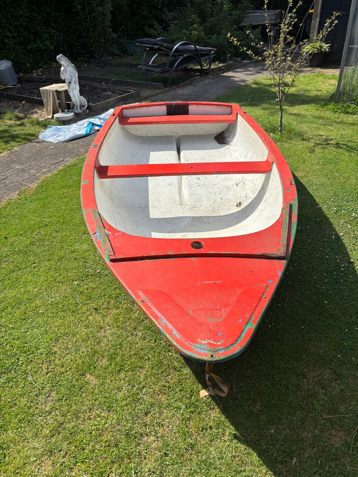 roeiboot polyester, Ophalen, Gebruikt