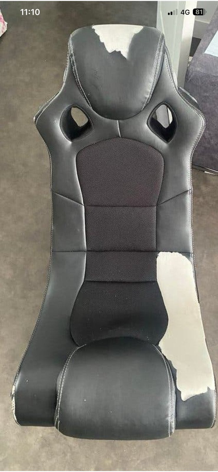 Gamestoel (beschadigde bekleding), Ophalen, Gebruikt, Overige materialen, Eén