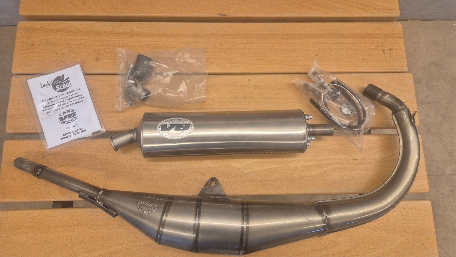 LeoVince Handmade uitlaat Aprilia RS 50 (AM6), LeoVince, Nieuw, Ophalen of Verzenden, N.v.t