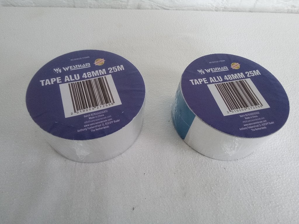 Isolatietape alluminiumtape, Minder dan 4 cm, Overige materialen, Ophalen of Verzenden, Zo goed als nieuw
