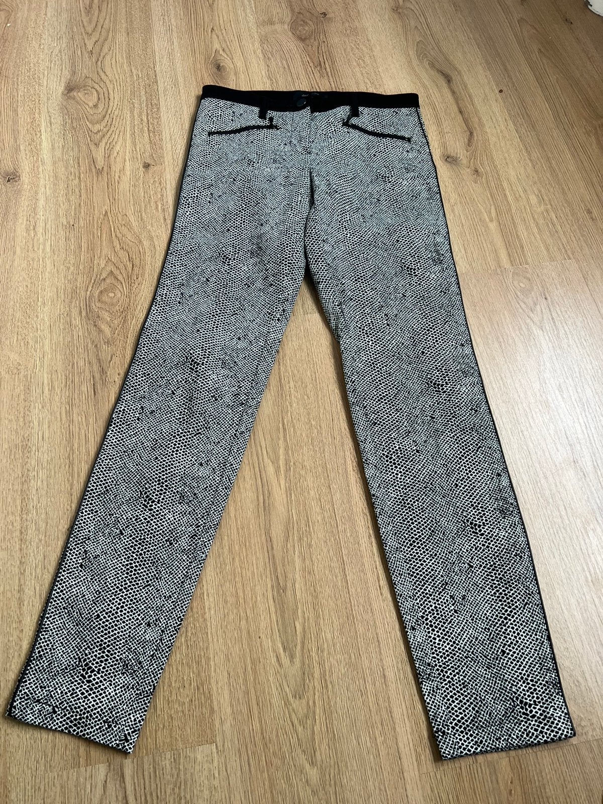 Claudia strater zwart witte broek antonia s 36 32 stretch, Zwart, Ophalen of Verzenden, Zo goed als nieuw, X