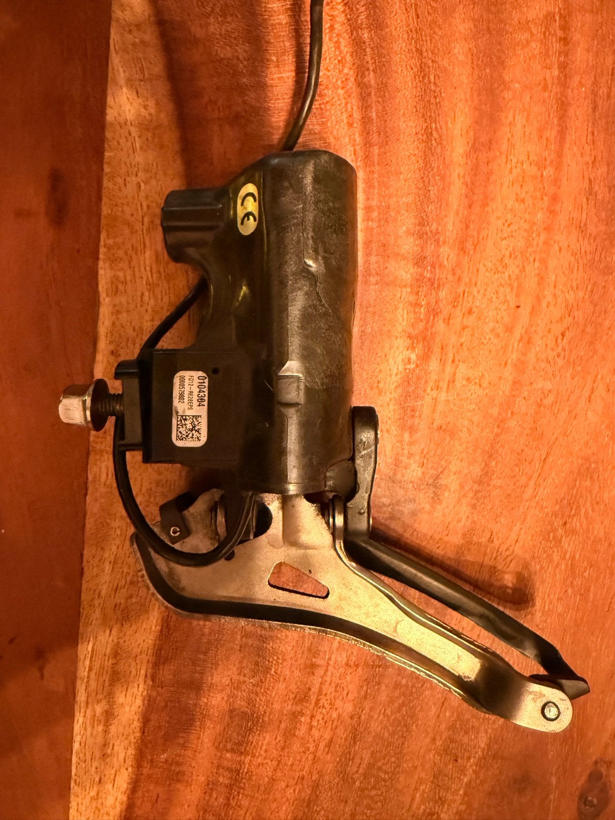 Campagnolo Record EPS Voorderailleur, Gebruikt, Ophalen of Verzenden, Derailleur of Ketting, Aluminium