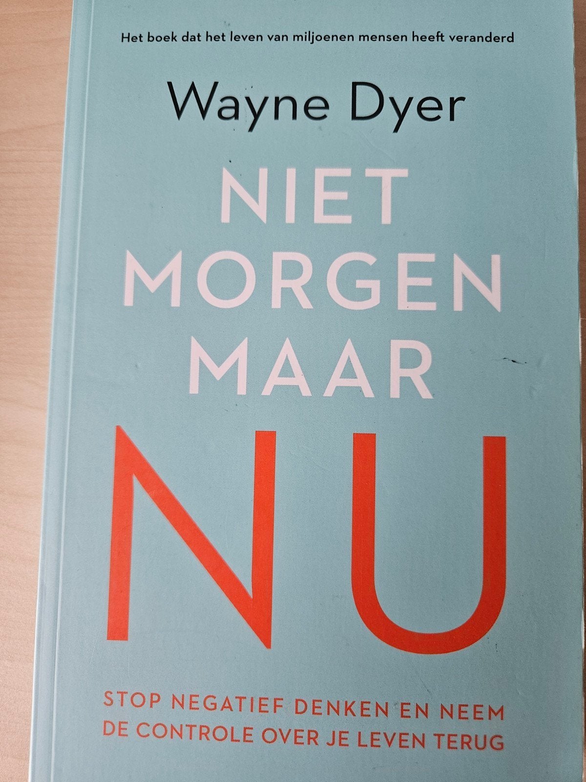 Niet Morgen Maar Nu - Wayne Dyer (Zo goed als nieuw), Boeken, Ophalen of Verzenden, Zo goed als nieuw, Wayne Dyer