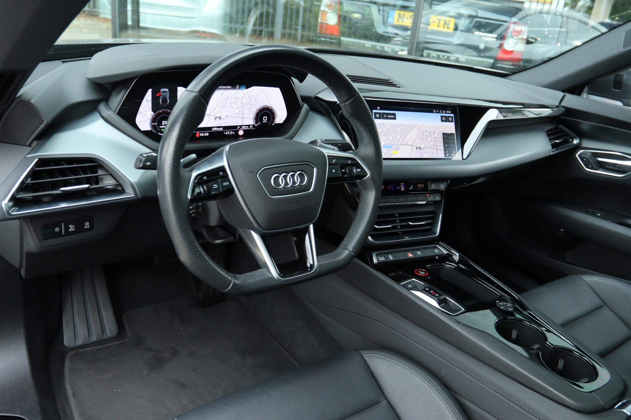 AUDI E-TRON GT GT 93 KWH 477PK | PANO | ORIG NL | ACC | B&O, Auto's, Automaat, Zwart, Verwarmde buitenspiegels, 93 kWh
