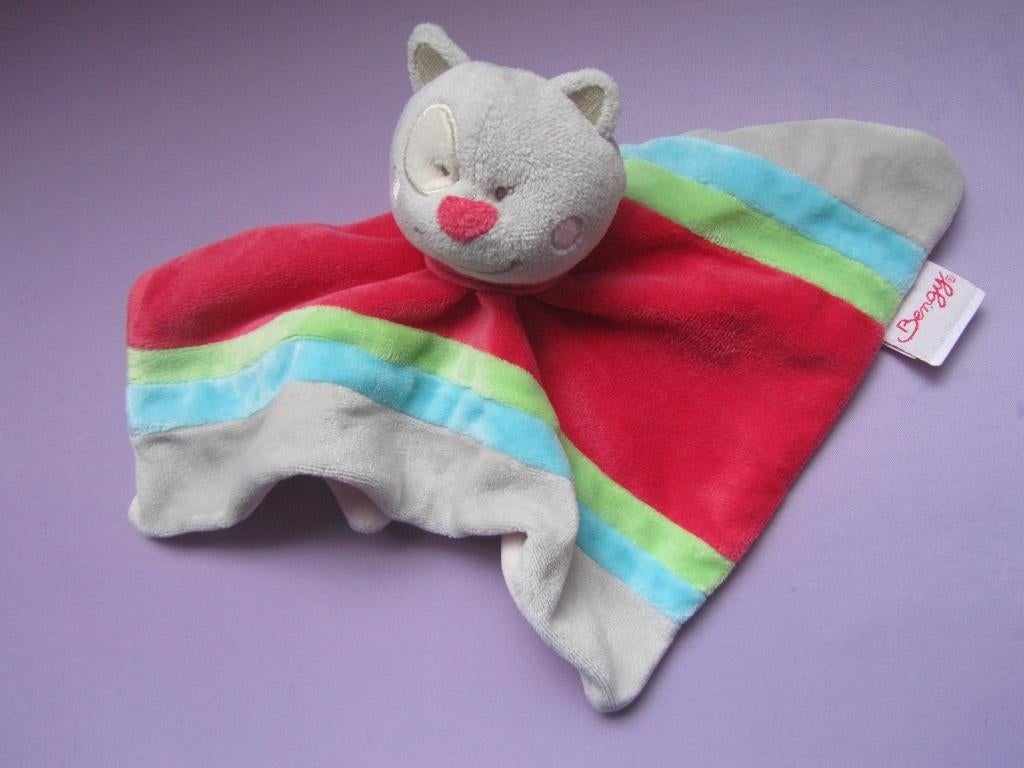 BENGY Knuffeldoekje POES **Nieuw**, Kinderen en Baby's, Speelgoed | Knuffels en Pluche, Ophalen of Verzenden, Nieuw, Kat, Met label