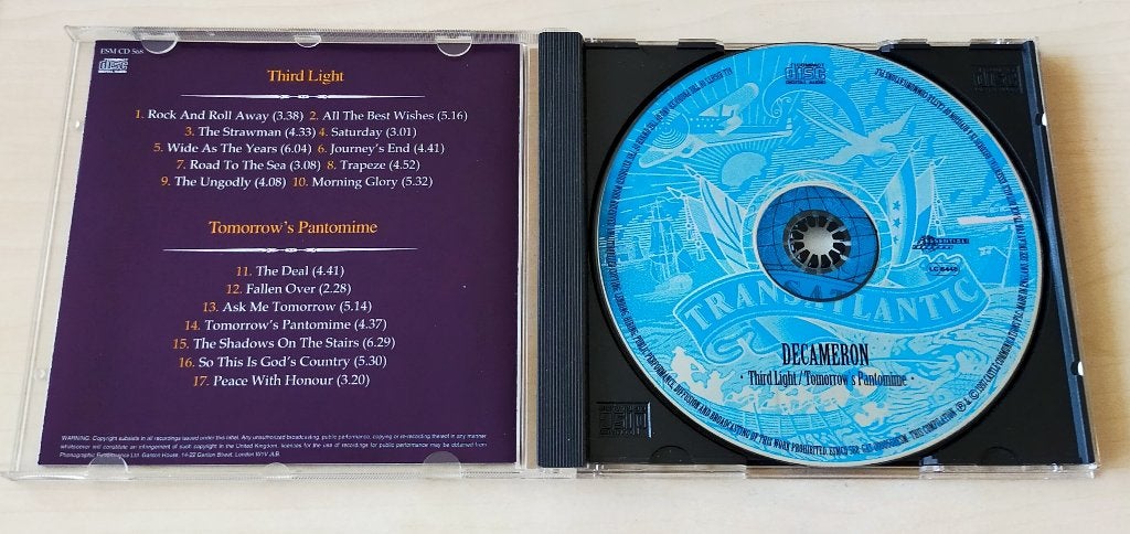 Decameron - Third Light / Tomorrow's Pantomime CD, Cd's en Dvd's, Cd's | Rock, Ophalen of Verzenden, Zo goed als nieuw, Folk Rock