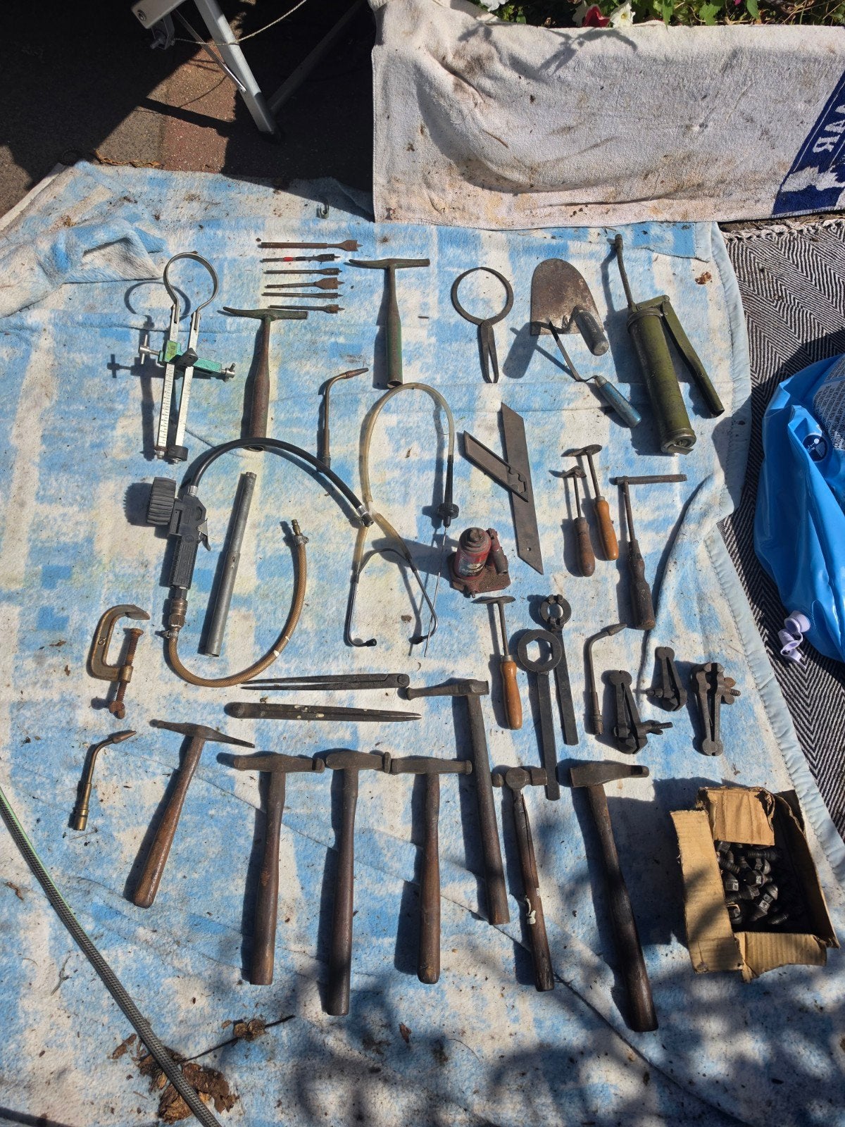 collectie vintage gereedschap, Antiek en Kunst, Ophalen