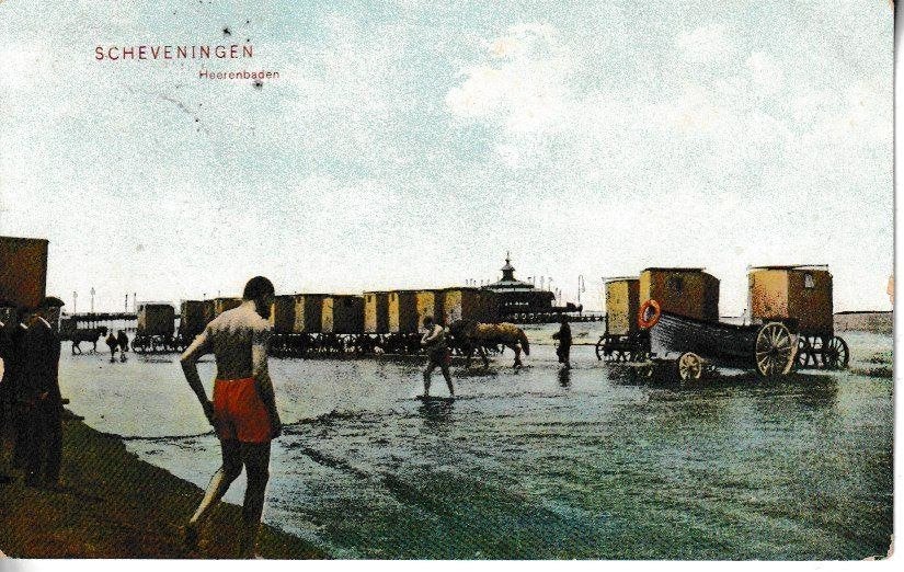 SCHEVENINGEN - HEERENBADEN, Ophalen of Verzenden, Voor 1920, Gelopen, Zuid-Holland