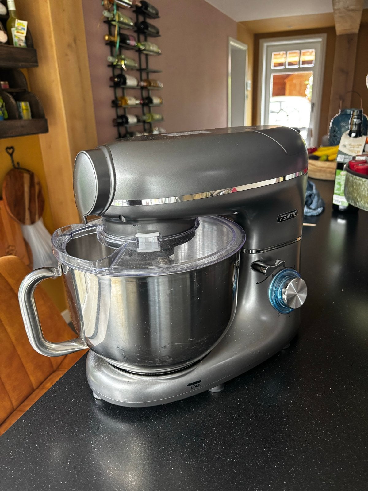 Fentic Keukenmachine 2000W met Pastamaker en Accessoires, Ophalen, 4 liter of meer, Gebruikt, 3 snelheden of meer