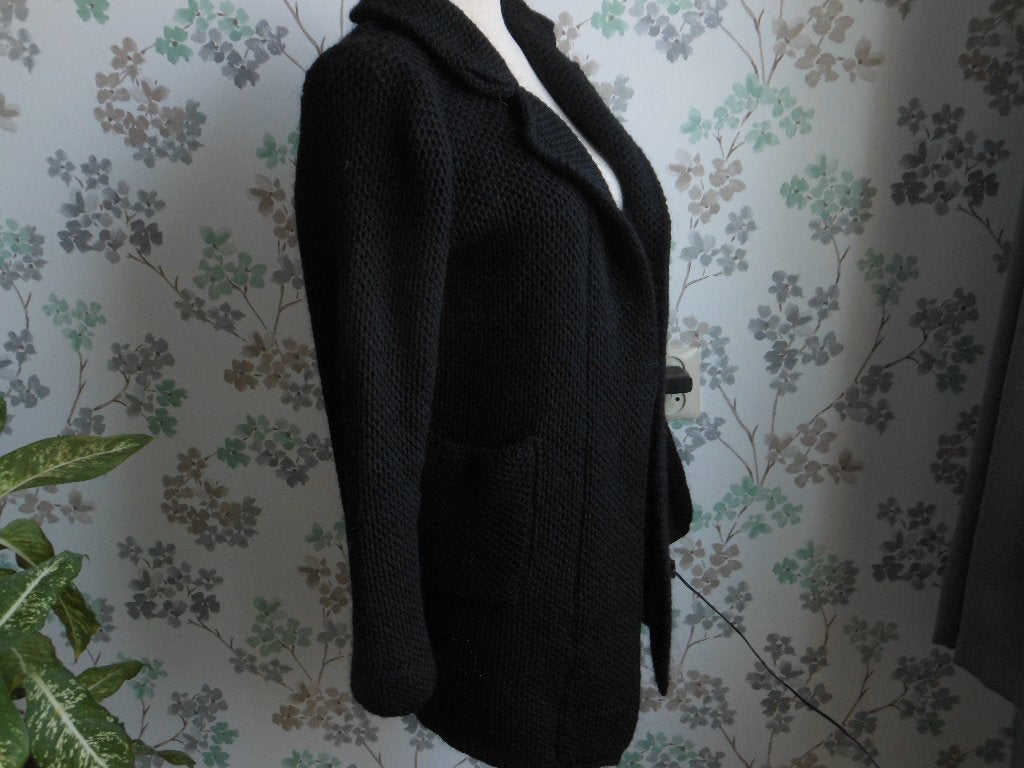 Heel mooi vest maat XL/XXL Met mohair en wol., Ophalen of Verzenden, Zo goed als nieuw, Maat 46/48 (XL) of groter, Zwart