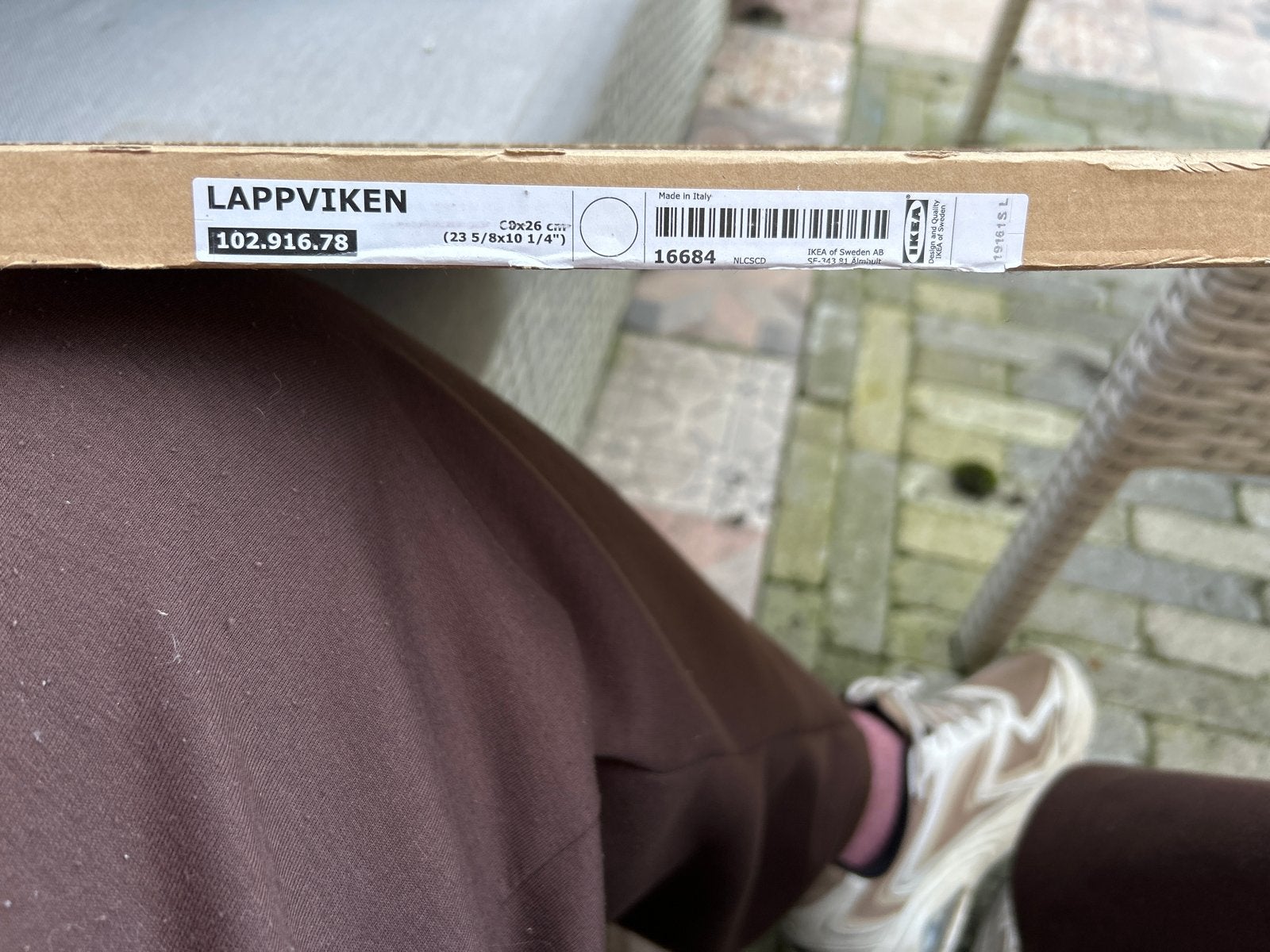 IKEA LAPPVIKEN Ladefrontje Wit 60x26 cm, Ophalen of Verzenden, Nieuw