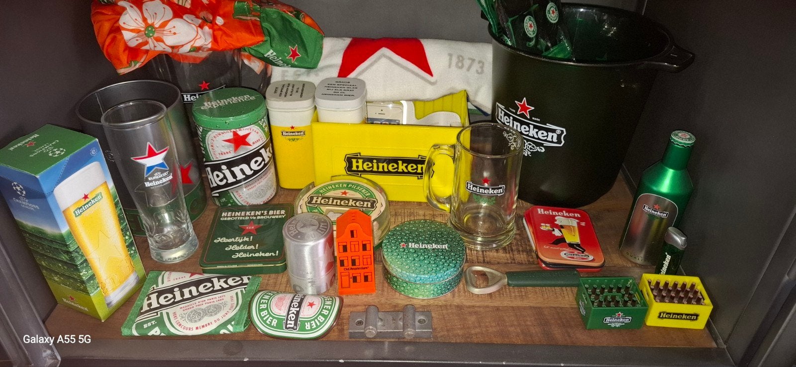 Heineken verzameling, Verzamelen, Biermerken, Ophalen of Verzenden, Zo goed als nieuw, Heineken
