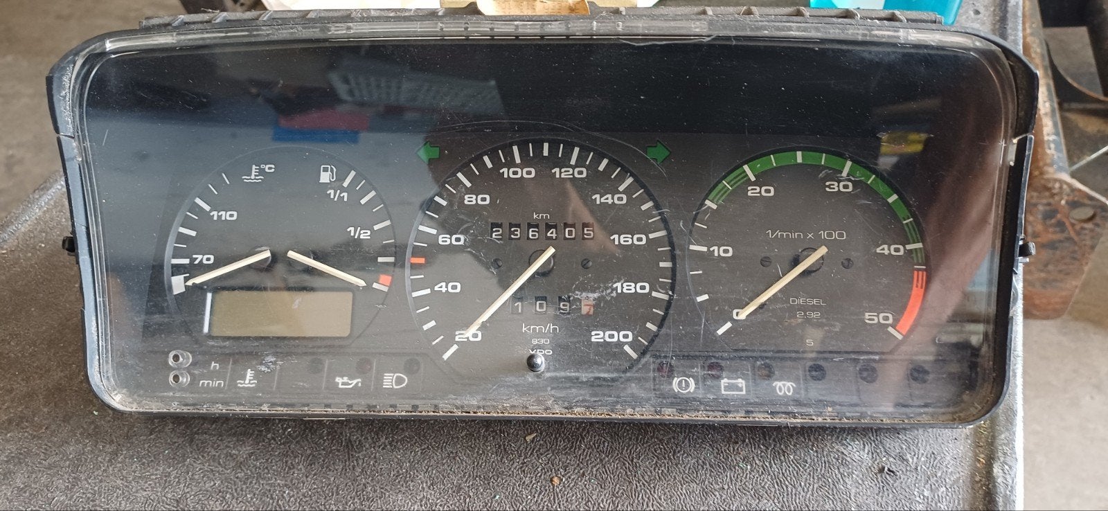 volkswagen transporter T4 tellerklok - dashboard, Auto-onderdelen, Ophalen, Gebruikt, Volkswagen