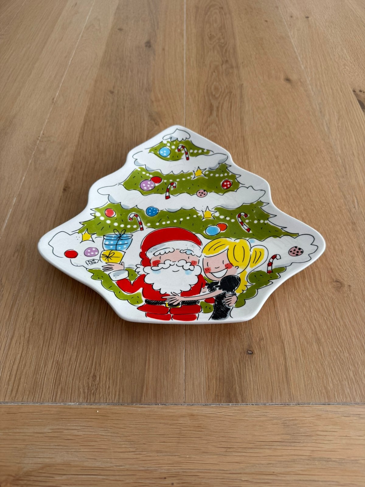 Blond Amsterdam Kerst schaal, Nieuw, Ophalen of Verzenden, Schaal of Schalen, Aardewerk